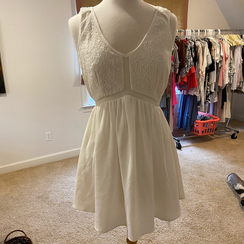 White dress